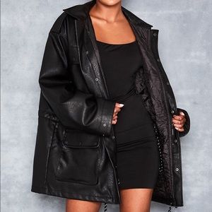 Mistress Rocks LA - Black Oversized Vegan Jacket